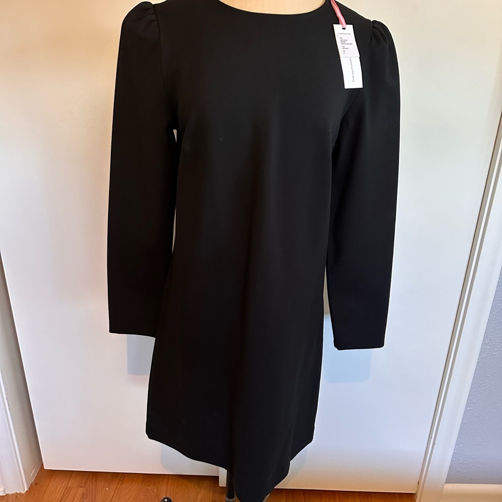 Vineyard Vines Elegant Black Long Sleeve Dress